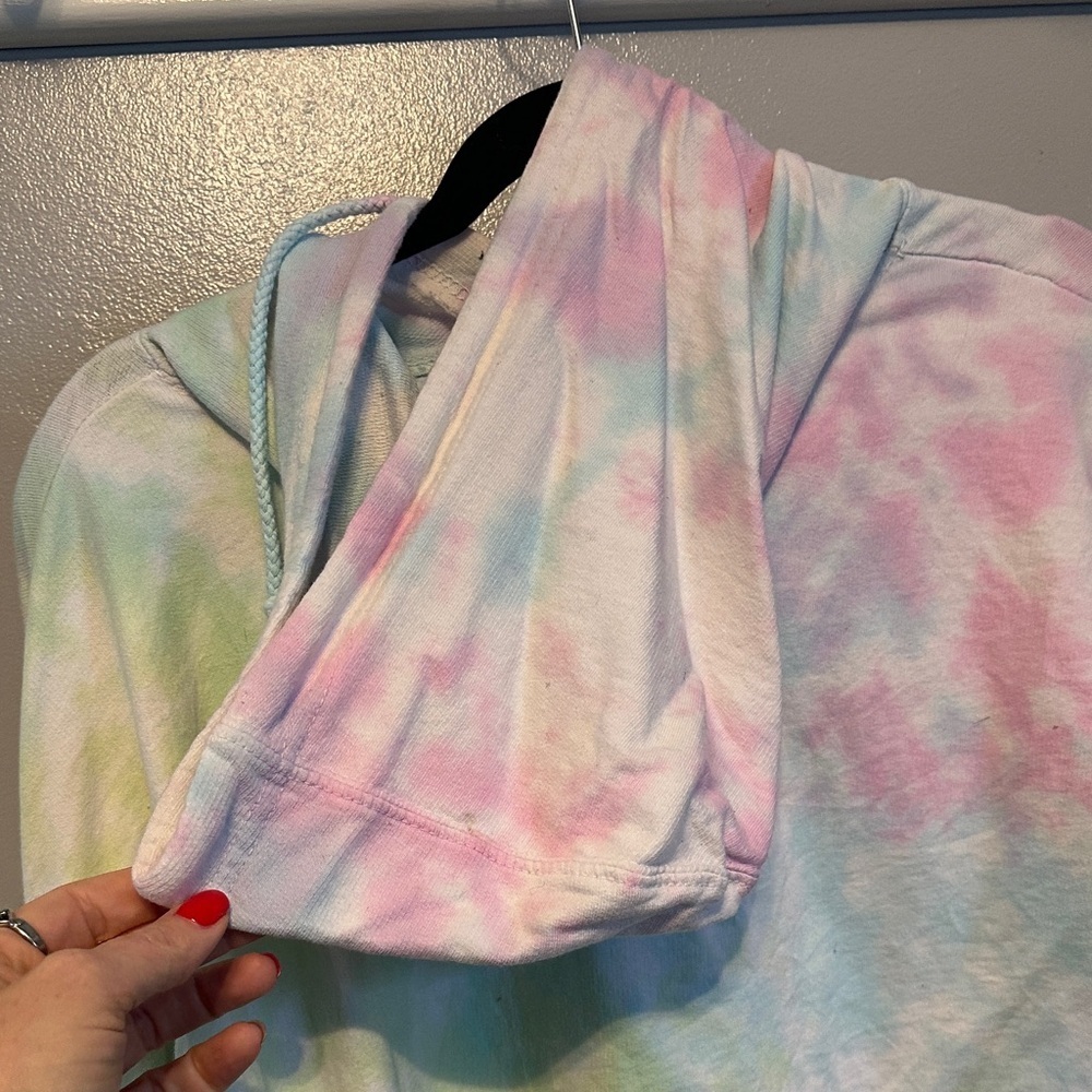 Pastel Tie-Dye Lake Michigan Hoodie - Picture 3 of 9